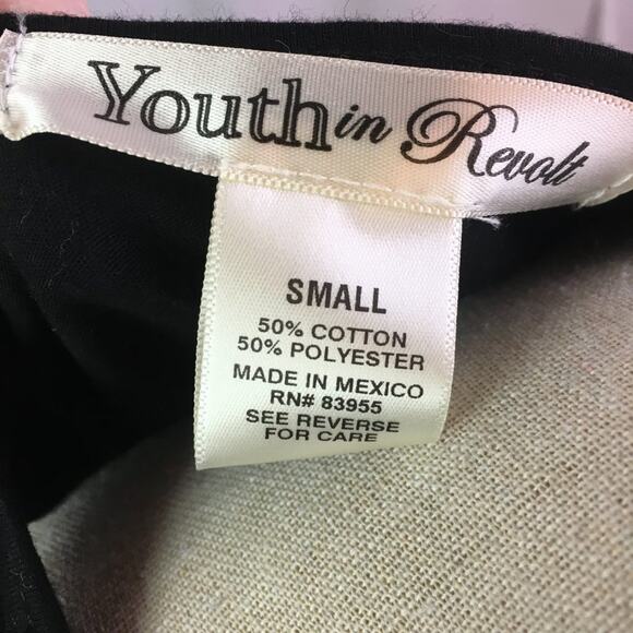 Youth in Revolt Havana Tank Top Black Small - Picture 10 of 11
